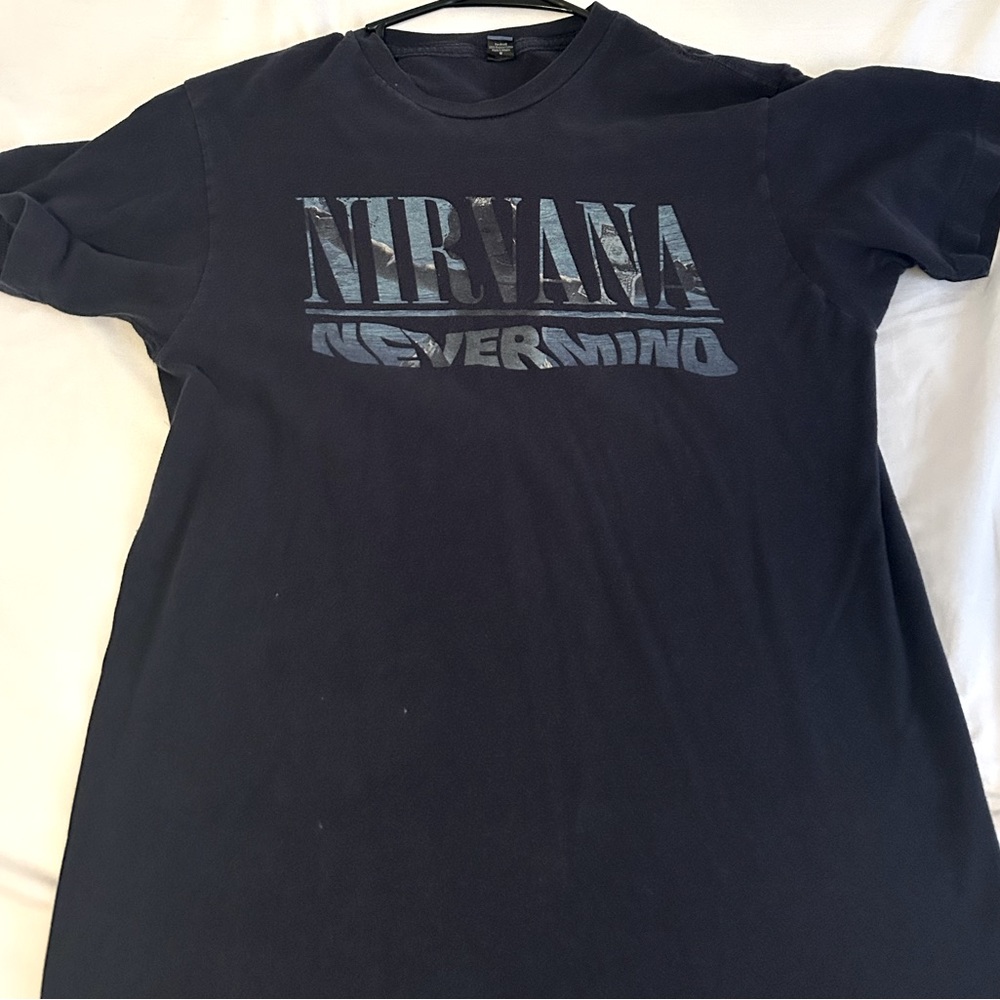 Nevermind nirvana band t shirt